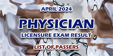 RESULTS: April 2024 Physicians Licensure Examination.